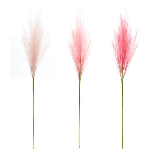 42.5" Mixed Pink Artificial Plume Sprays Set
